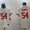 Men's San Francisco 49ers Fred Warner #54 White Vapor F.U.S.E. Limited Jersey