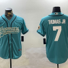 Men's Jacksonville Jaguars Brian Thomas Jr #7 Teal Jersey