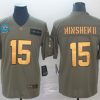 Men's Jacksonville Jaguars Gardner Minshew II #15 Brown Jersey