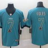 Men's Jacksonville Jaguars Nick Foles #7 Teal Jersey