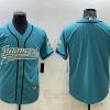 Men's Jacksonville Jaguars Teal Blank Jersey