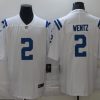 Men's Indianapolis Colts Carson Wentz #2 White Jersey