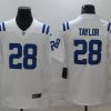 Men's Indianapolis Colts Jonathan Taylor #28 White Jersey