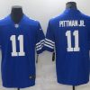 Men's Indianapolis Colts Michael Pittman Jr. #11 Blue Jersey