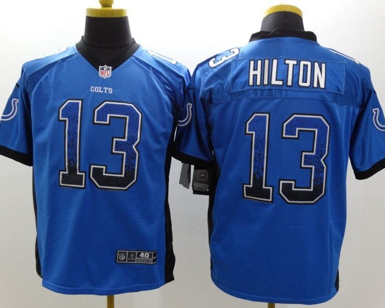 Men's Indianapolis Colts T.Y. Hilton #13 Blue Jersey