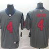 Men's Houston Texans Deshaun Watson #4 Gray Inverted Legend Jersey