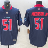 Men's Houston Texans Will Anderson Jr. #51 Navy 2nd Alternate Jersey