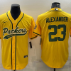 Men's Green Bay Packers Jaire Alexander #23 Gold Inverted Team Jersey Joint Edition