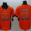 Men's Denver Broncos Bradley Chubb #55 Orange Jersey