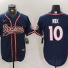 Men's Denver Broncos Bo Nix #10 Navy Jersey