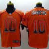 Men's Denver Broncos Emmanuel Sanders #10 Orange Jersey
