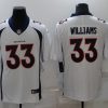 Men's Denver Broncos Javonte Williams #33 White Jersey