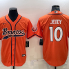 Men's Denver Broncos Jerry Jeudy #10 Orange Jersey Joint Edition