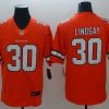 Men's Denver Broncos Phillip Lindsay #30 Orange Jersey