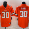 Men's Denver Broncos Terrell Davis #30 Orange Alternate Jersey
