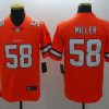Men's Denver Broncos Von Miller #58 Orange Jersey