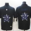 Men's Dallas Cowboys #21 Ezekiel Elliott Black Alternate Jersey