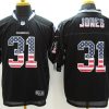 Men's Dallas Cowboys Byron Jones #31 Black Jersey