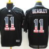 Men's Dallas Cowboys Cole Beasley #11 Black Jersey