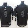 Men's Dallas Cowboys Dak Prescott #4 Black Authentic Jersey