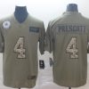 Men's Dallas Cowboys Dak Prescott #4 Brown Team Jersey