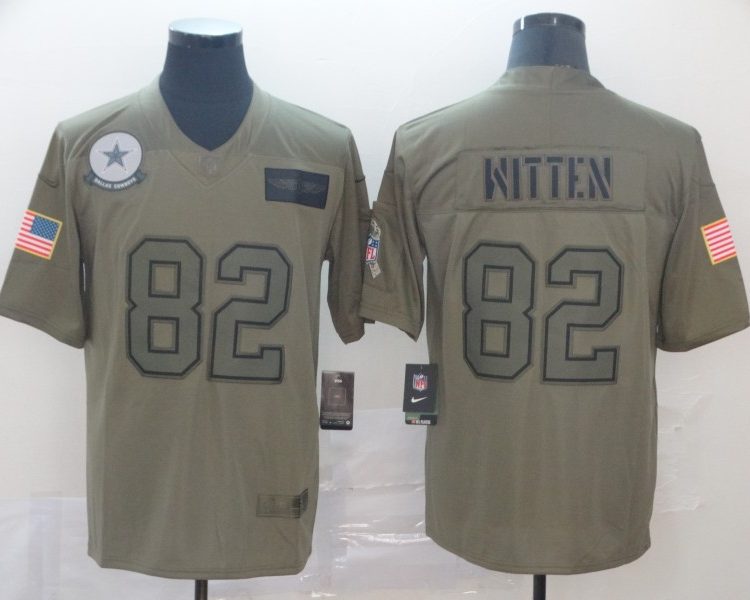 Men's Dallas Cowboys Jason Witten #82 Brown Jersey