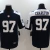 Men's Dallas Cowboys Taco Charlton #97 Navy Jersey