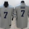 Men's Dallas Cowboys Trevon Diggs #7 Gray Inverted Legend Jersey
