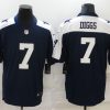 Men's Dallas Cowboys Trevon Diggs #7 Navy Jersey