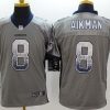 Men's Dallas Cowboys Troy Aikman #8 Gray Jersey