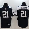 Men's Dallas Cowboys #21 Ezekiel Elliott Jersey Navy