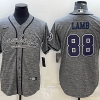 Men's Dallas Cowboys CeeDee Lamb #88 Gray Jersey Joint Edition
