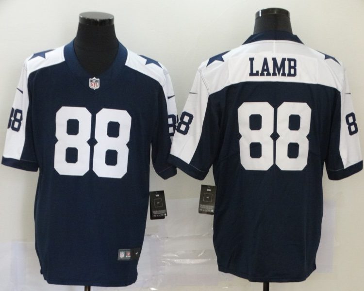Men's Dallas Cowboys CeeDee Lamb #88 Navy Jersey