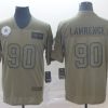 Men's Dallas Cowboys DeMarcus Lawrence #90 Brown Jersey