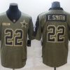 Men's Dallas Cowboys Emmitt Smith #22 Brown Jersey