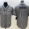 Men's Dallas Cowboys Micah Parsons #11 Gray Jersey Joint Edition