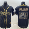 Men's Dallas Cowboys Tony Pollard #20 Black Jersey Joint Edition