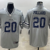 Men's Dallas Cowboys Tony Pollard #20 Gray Inverted Legend Jersey