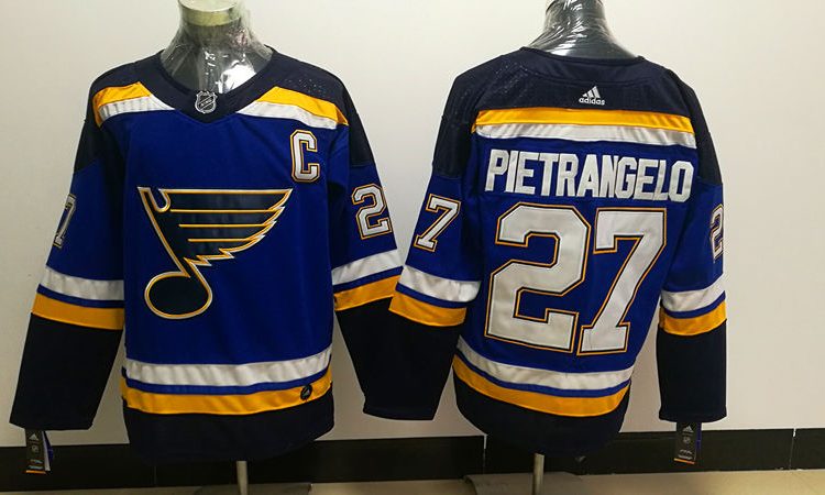 Men's St. Louis Blues Alex Pietrangelo #27 Blue Home Breakaway Jersey