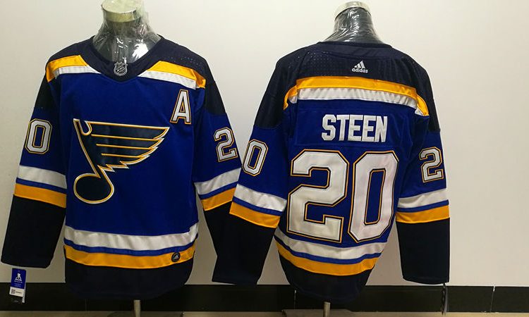 Men's St. Louis Blues Alexander Steen #20 Blue Home Breakaway Jersey