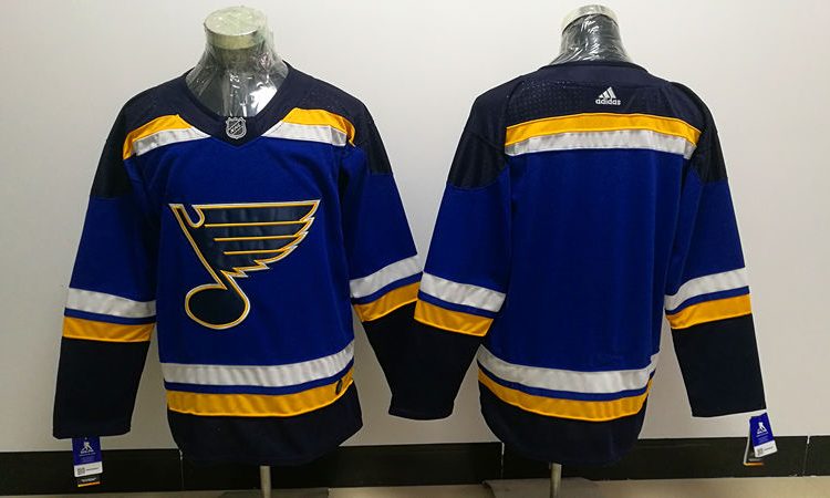 Men's St. Louis Blues Blue Breakaway Home Blank Jersey