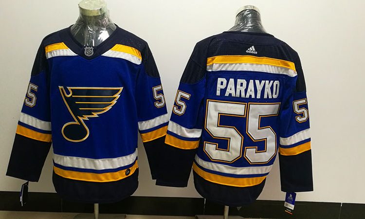 Men's St. Louis Blues Colton Parayko #55 Blue Home Breakaway Jersey