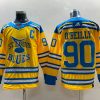 Men's St. Louis Blues Ryan O'Reilly #90 Yellow Breakaway Jersey