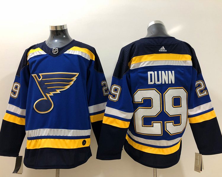 Men's St. Louis Blues Vince Dunn #29 Blue Home Breakaway Jersey