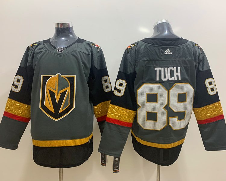 Men's Vegas Golden Knights Alex Tuch #88 Gray Breakaway Jersey