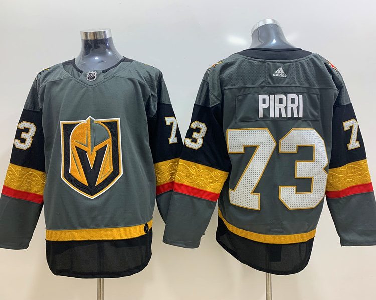 Men's Vegas Golden Knights Brandon Pirri #73 Gray Breakaway Jersey