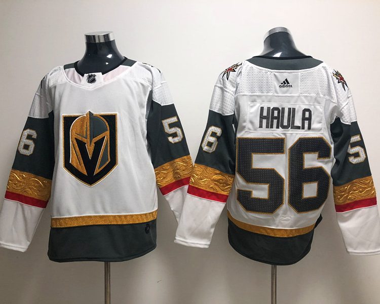 Men's Vegas Golden Knights Erik Haula #56 White Breakaway Jersey