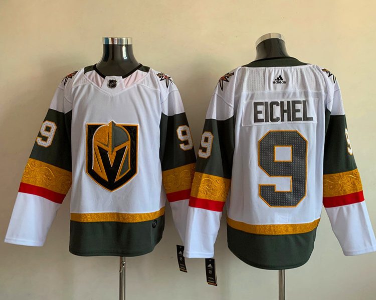 Men's Vegas Golden Knights Jack Eichel #9 White Breakaway Jersey