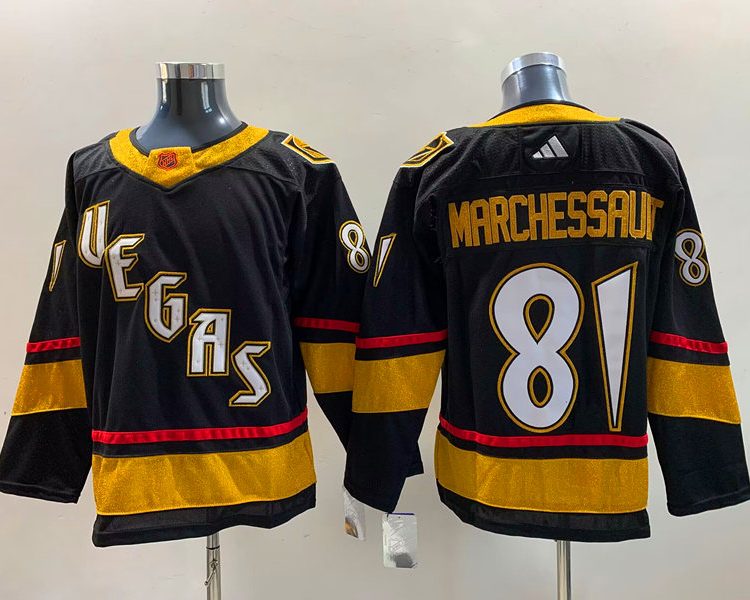 Men's Vegas Golden Knights Jonathan Marchessault #81 Black Breakaway Jersey