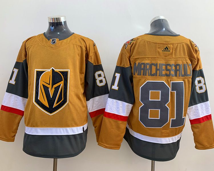 Men's Vegas Golden Knights Jonathan Marchessault #81 Gold Breakaway Jersey